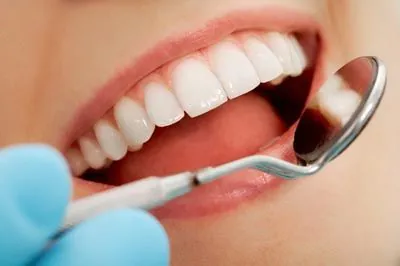 closeup of a Smile Studio Dentistry patient receiving care at their office in Upland, CA